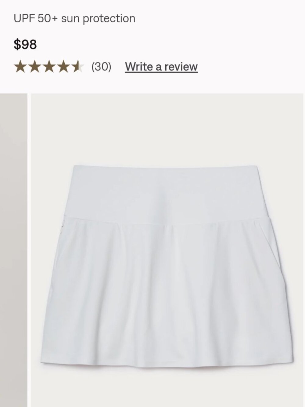 Rhone Course to Court Skort